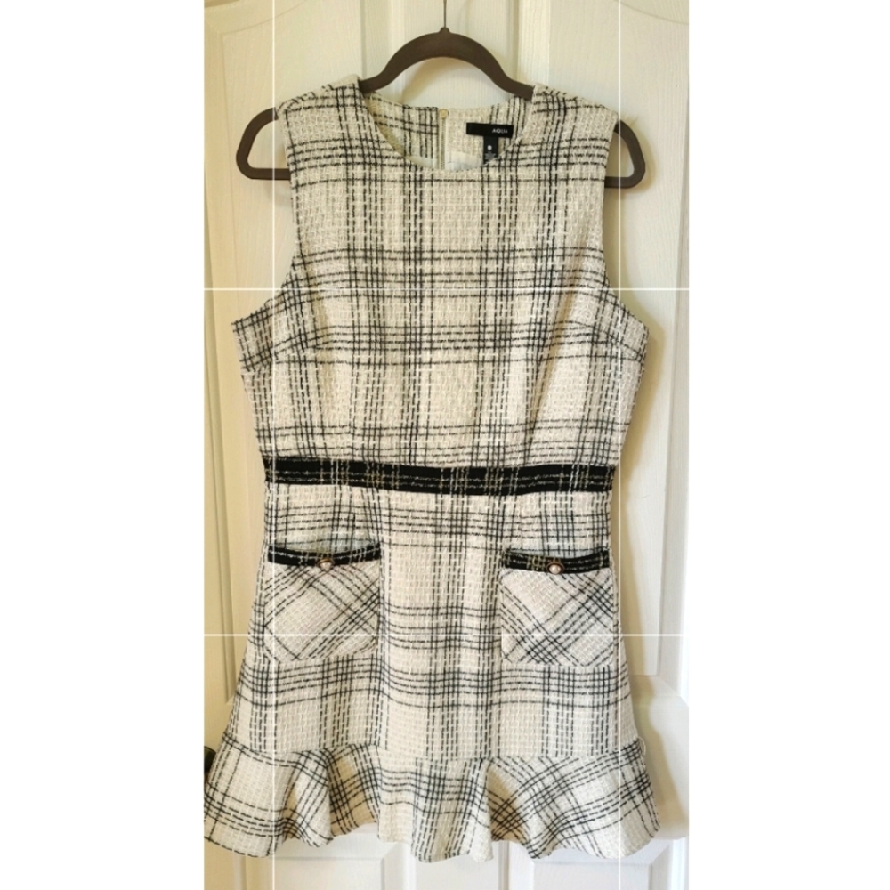 Black and white dress